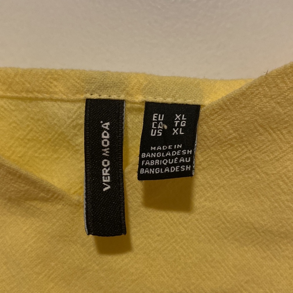 Vero Moda Butter Yellow Mini Dress - Picture 7 of 12